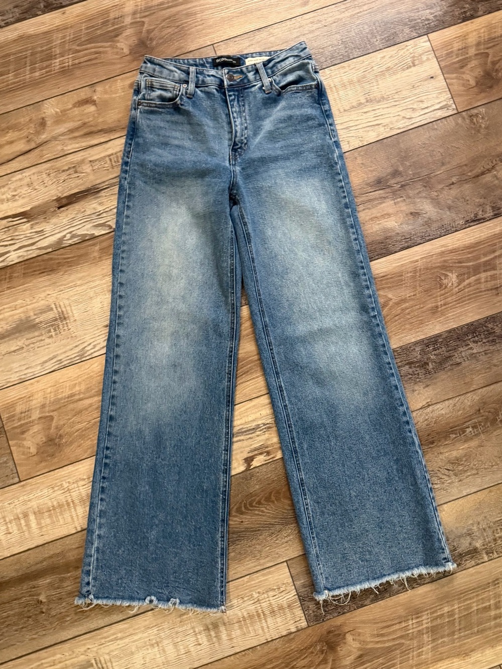 BCBGeneration Light Blue Wide-Leg High-Rise Jeans Women’s Size 3/26
